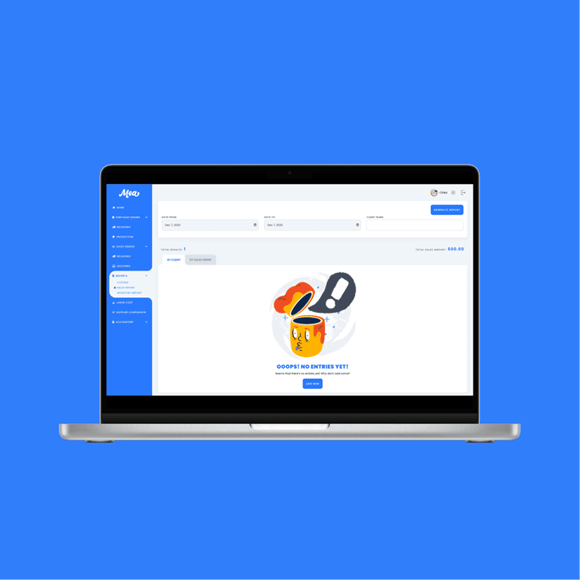 MEA - Accounting and Inventory System