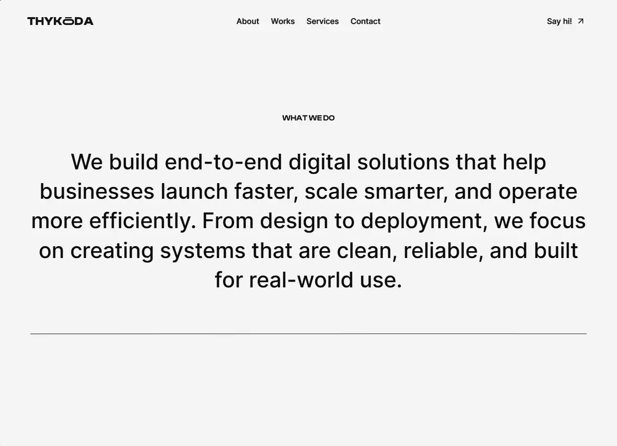 ThyKōda What We Do