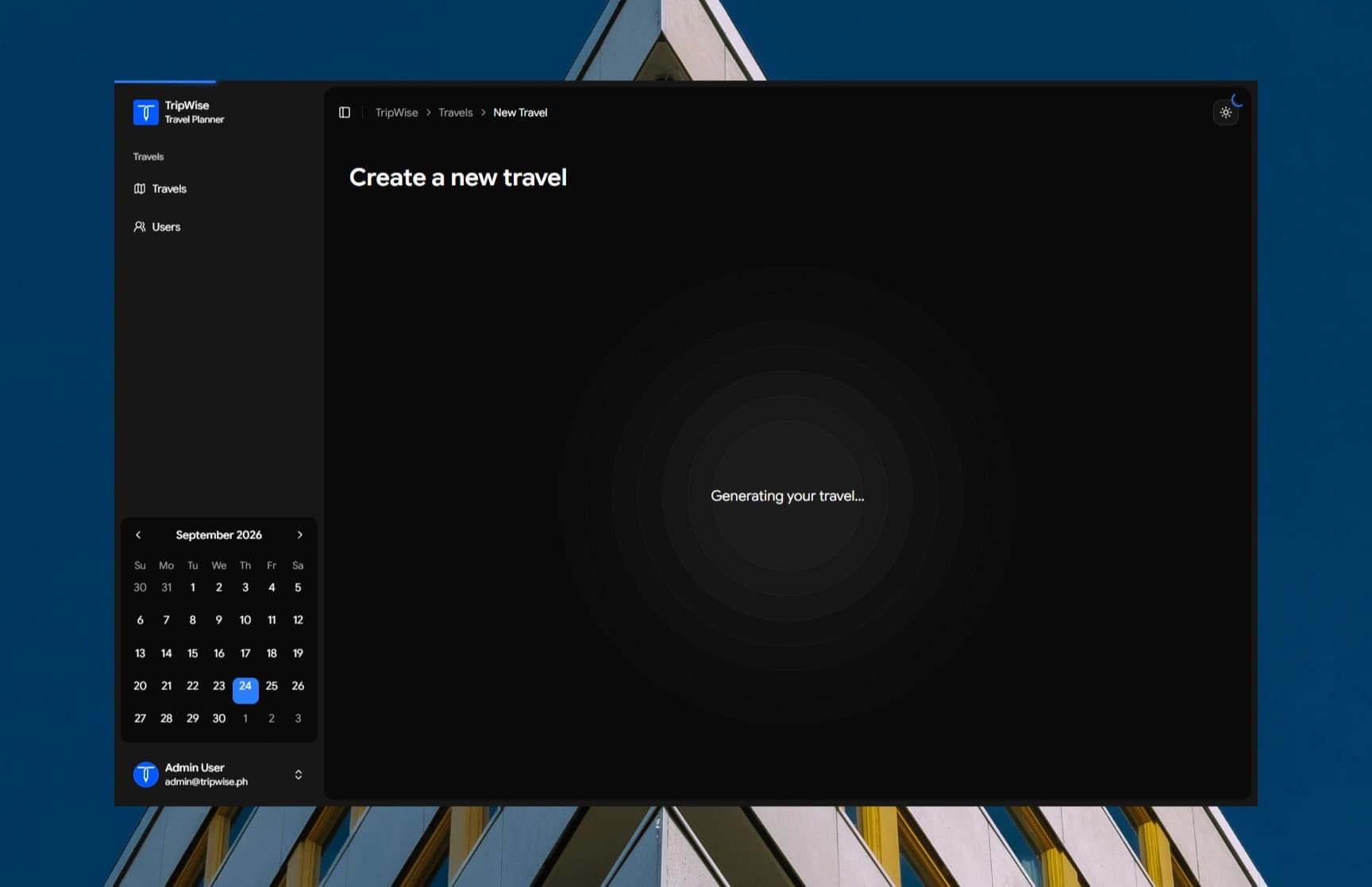 TripWise View 5