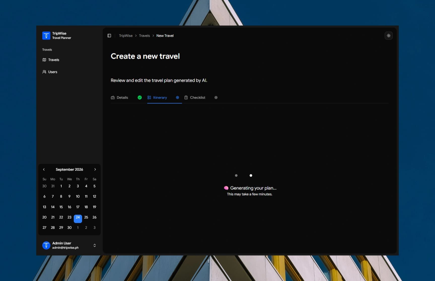 TripWise View 7