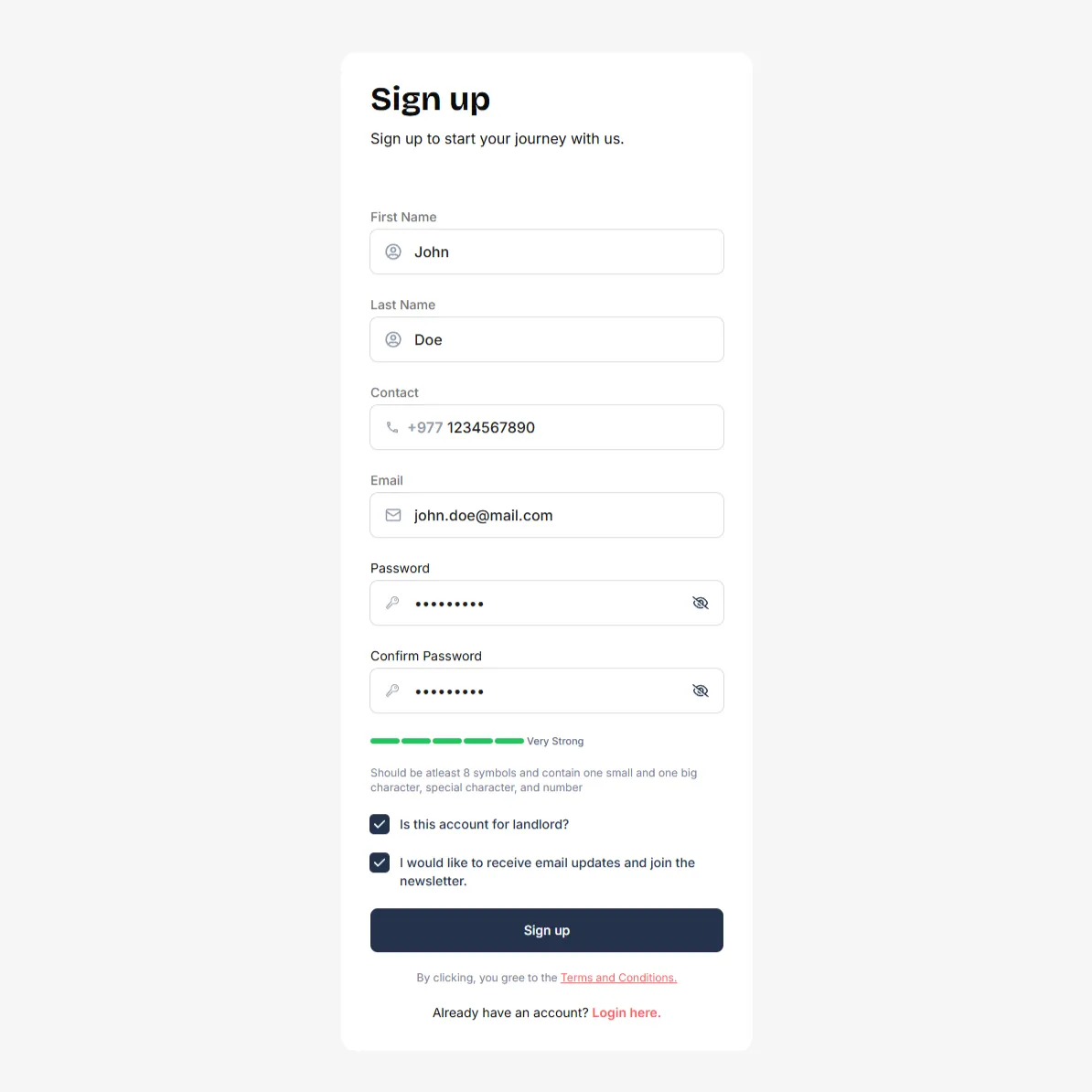 Kothaa Cha Signup